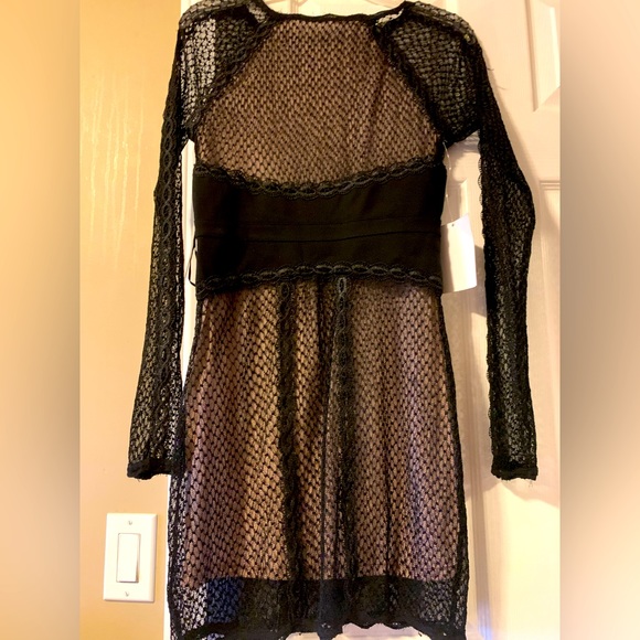 🖤 Free People Corset Mesh Dress NWT 🖤 - Picture 1 of 5